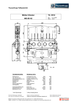 Vibro čekići Müller MS 50 H 2