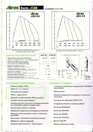 Hidraulične utovarne dizalice Airone A 50c-S3