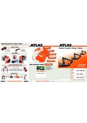 Hidraulične utovarne dizalice Atlas AK 104.3 V A11