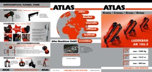 Hidraulične utovarne dizalice Atlas AK 186.3 A3 