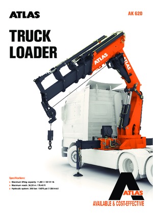 Hidraulične utovarne dizalice Atlas AK 620.3E A9 