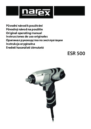 Udarni izvijači i ključevi Narex ESR 500