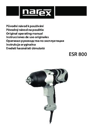 Udarni izvijači i ključevi Narex ESR 800