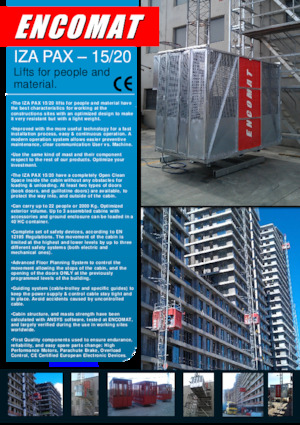 Industrijske dizalice Encomat IZA PAX 15