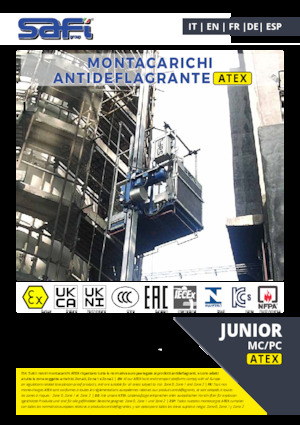 Industrijske dizalice Safi JUNIOR MP/PC ATEX
