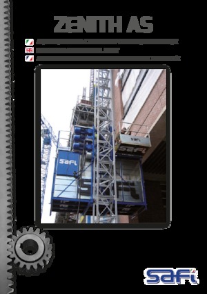 Industrijske dizalice Safi ZENITH AS 2000