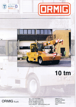 Industrijske pokretne dizalice ORMIG 10 tm