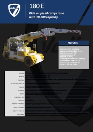 Industrijske pokretne dizalice Valla 180 E 