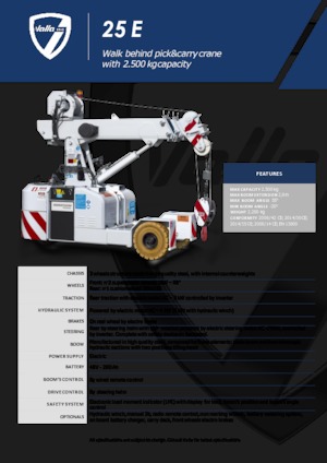 Industrijske pokretne dizalice Valla 25 E 