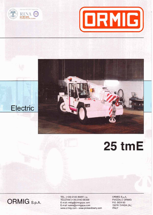 Industrijske pokretne dizalice ORMIG 25 tmE