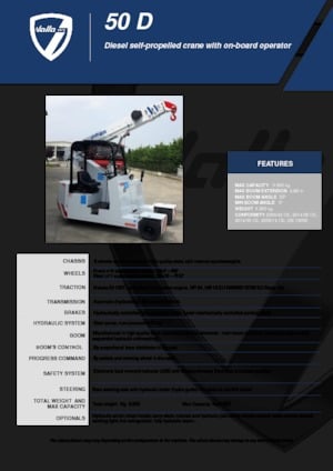 Industrijske pokretne dizalice Valla 50 D 