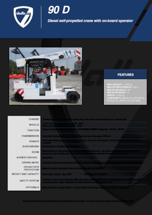Industrijske pokretne dizalice Valla 90 D 