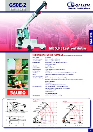 Industrijske pokretne dizalice Galizia G 50 E 2