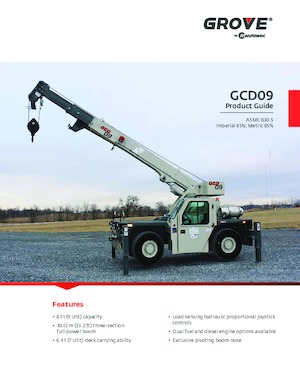 Industrijske pokretne dizalice Grove GCD09