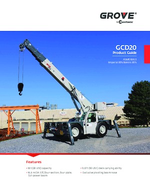 Industrijske pokretne dizalice Grove GCD20