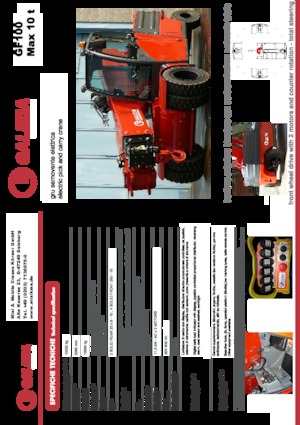 Industrijske pokretne dizalice Galizia GF 100