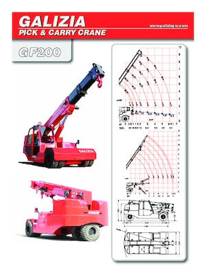 Industrijske pokretne dizalice Galizia GF 200