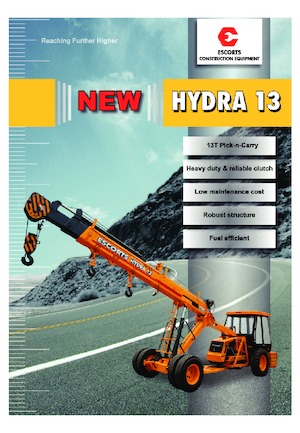 Industrijske pokretne dizalice Escorts Hydra 13