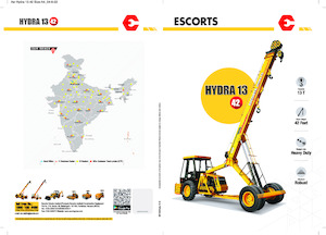 Industrijske pokretne dizalice Escorts Hydra 1342