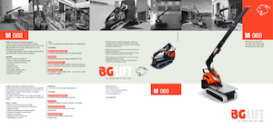 Dizalice gusjeničari - Teleskopska grana BG Lift M 060