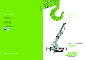 Industrijske pokretne dizalice JMG MC 100RE