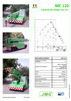 Industrijske pokretne dizalice JMG MC 110