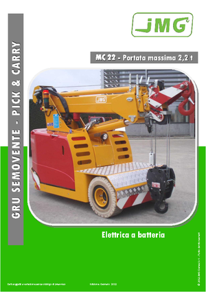 Industrijske pokretne dizalice JMG MC 22