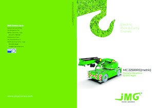 Industrijske pokretne dizalice JMG MC 22500RE