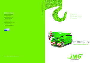 Industrijske pokretne dizalice JMG MC 250S