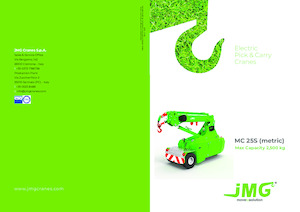 Industrijske pokretne dizalice JMG MC 25S