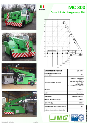Industrijske pokretne dizalice JMG MC 300