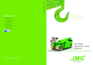 Industrijske pokretne dizalice JMG MC 300S HY