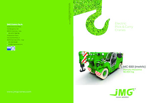 Industrijske pokretne dizalice JMG MC 650