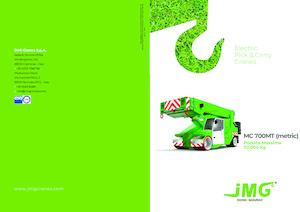 Industrijske pokretne dizalice JMG MC 700MT