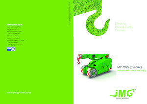 Industrijske pokretne dizalice JMG MC 70S