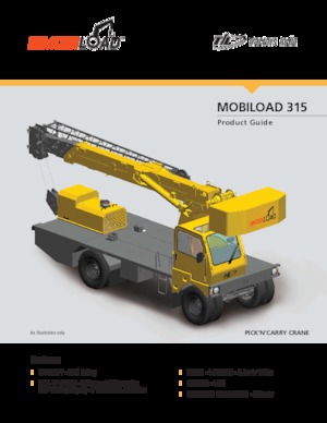 Industrijske pokretne dizalice Til MOBILOAD 315