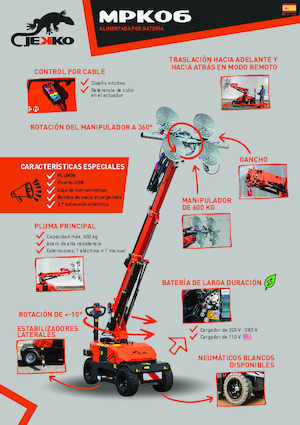 Industrijske pokretne dizalice Jekko MPK06V