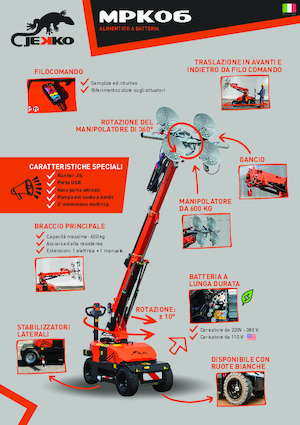 Industrijske pokretne dizalice Jekko MPK06V