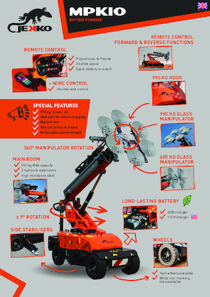 Industrijske pokretne dizalice Jekko MPK10