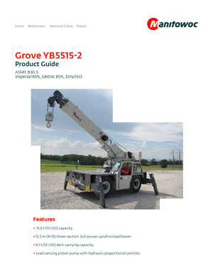 Industrijske pokretne dizalice Grove YB5515-2