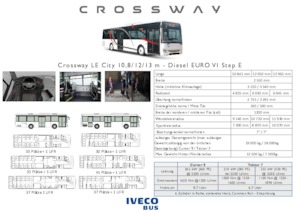 Međugradski autobusi Iveco Crossway LE City 12m 