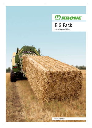 Balirke za četvrtaste bale Krone Big Pack 1270 XC