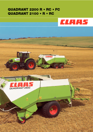 Balirke za četvrtaste bale Claas Quadrant 2100