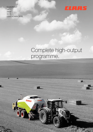 Balirke za četvrtaste bale Claas Quadrant 3300 RF