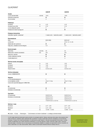 Balirke za četvrtaste bale Claas Quadrant 3400 RC