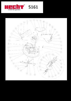 Samohodne kosilice za travnjake i vrtni traktori Hecht 5161