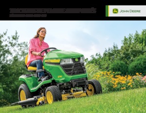 Samohodne kosilice za travnjake i vrtni traktori John Deere X350