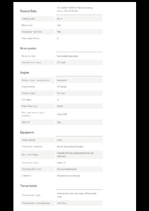 Samohodne kosilice za travnjake i vrtni traktori Husqvarna TS 242XD