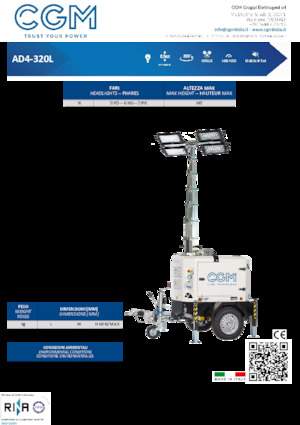 Svjetlosni tornjevi CGM AD4-320L	
