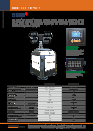 Svjetlosni tornjevi Generac Mobile Cube+ LED K2